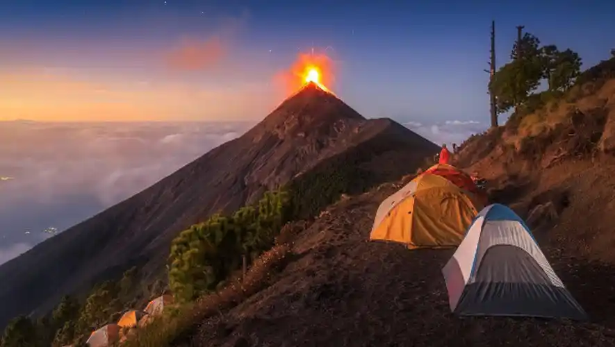Volcanes cercanos
